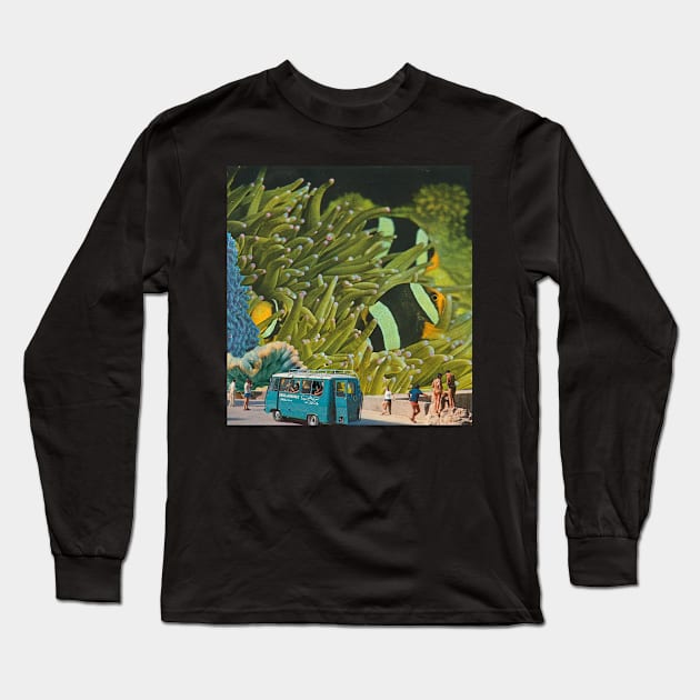 Mimosa Long Sleeve T-Shirt by Lilithcollageart